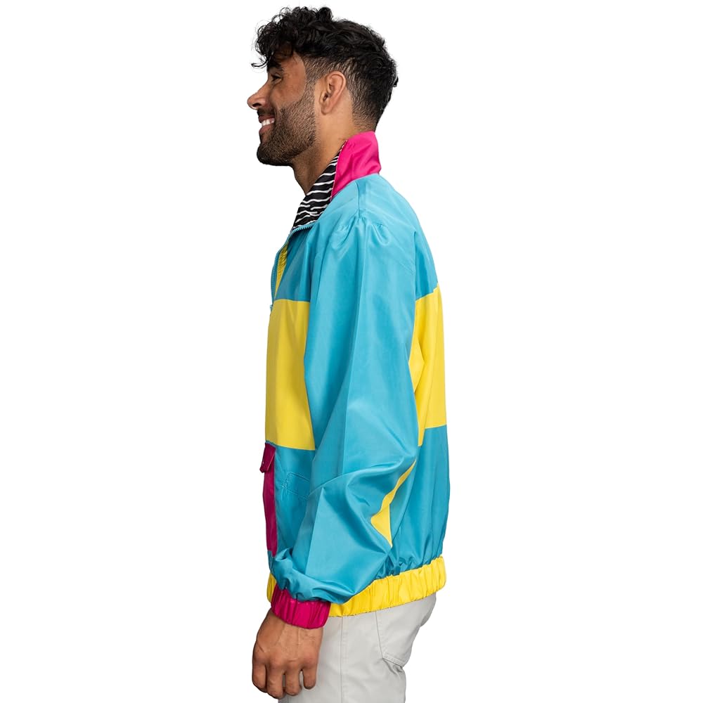 Amazon.com: Retro Windbreaker Jacket Lightweight 80s & 90s