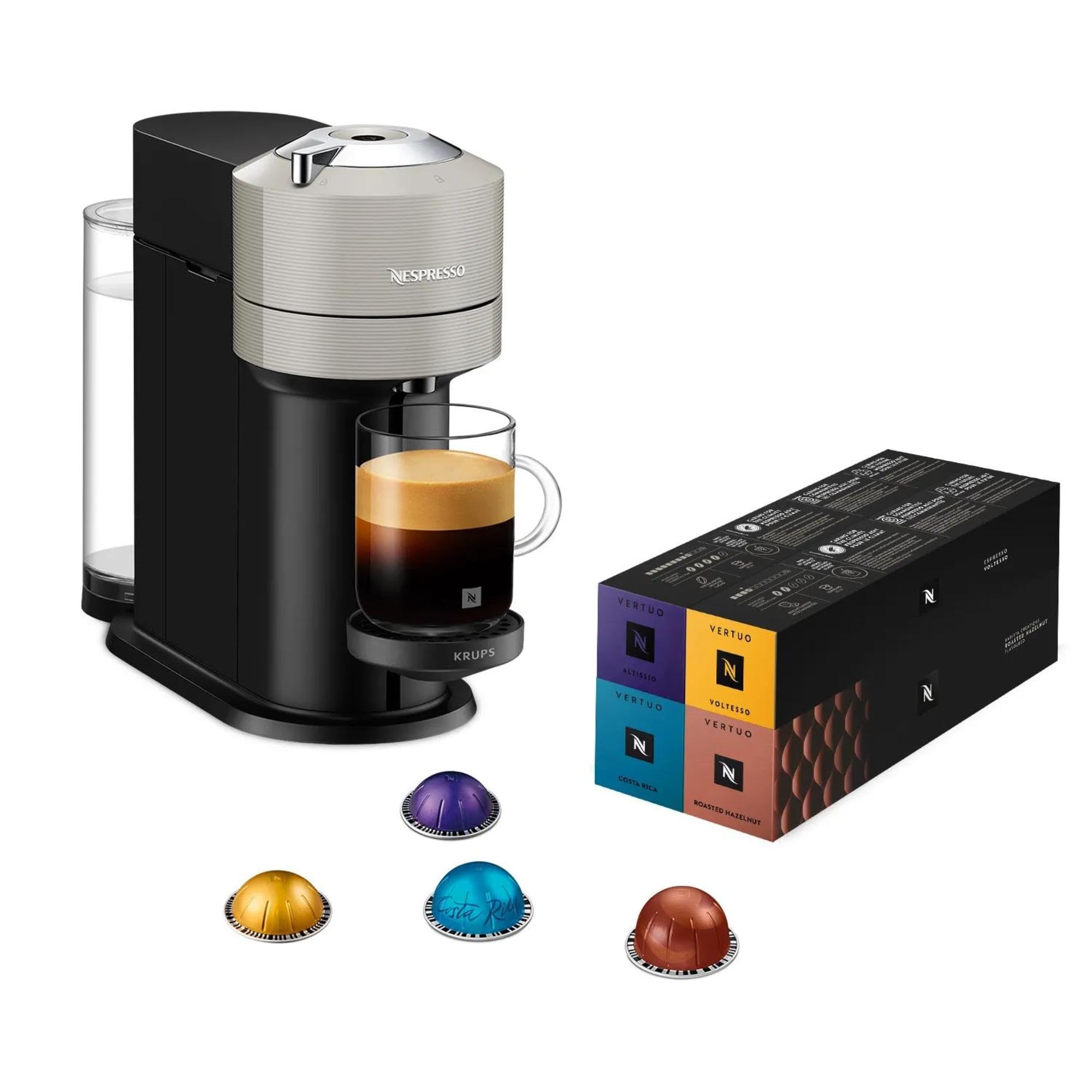 Nespresso Vertuo Next, machine à espresso, 5 tailles de tasses, arrêt automatique