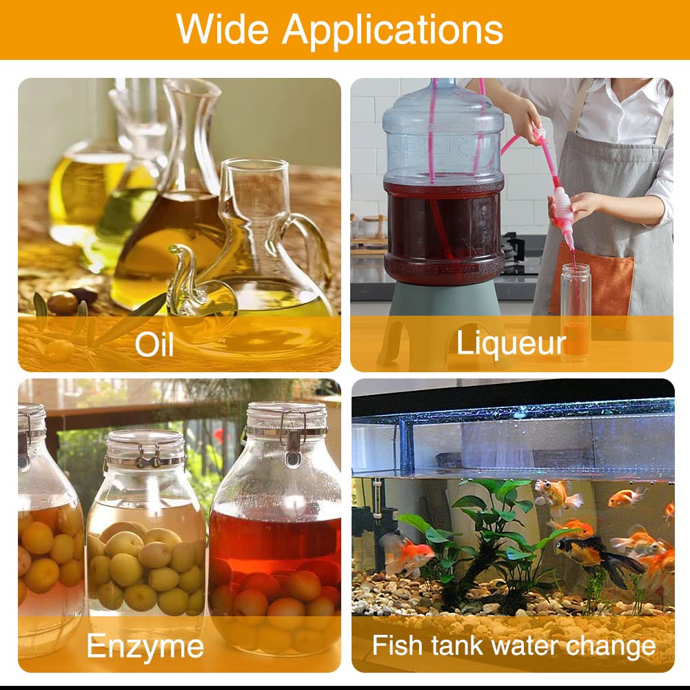 2 Tubi Sifone Per Birra E Vino - Pompa Manuale Per Travasi Liquidi, 1.9m - Foto 8