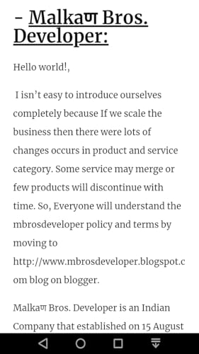 Malkaण Bros. Developers