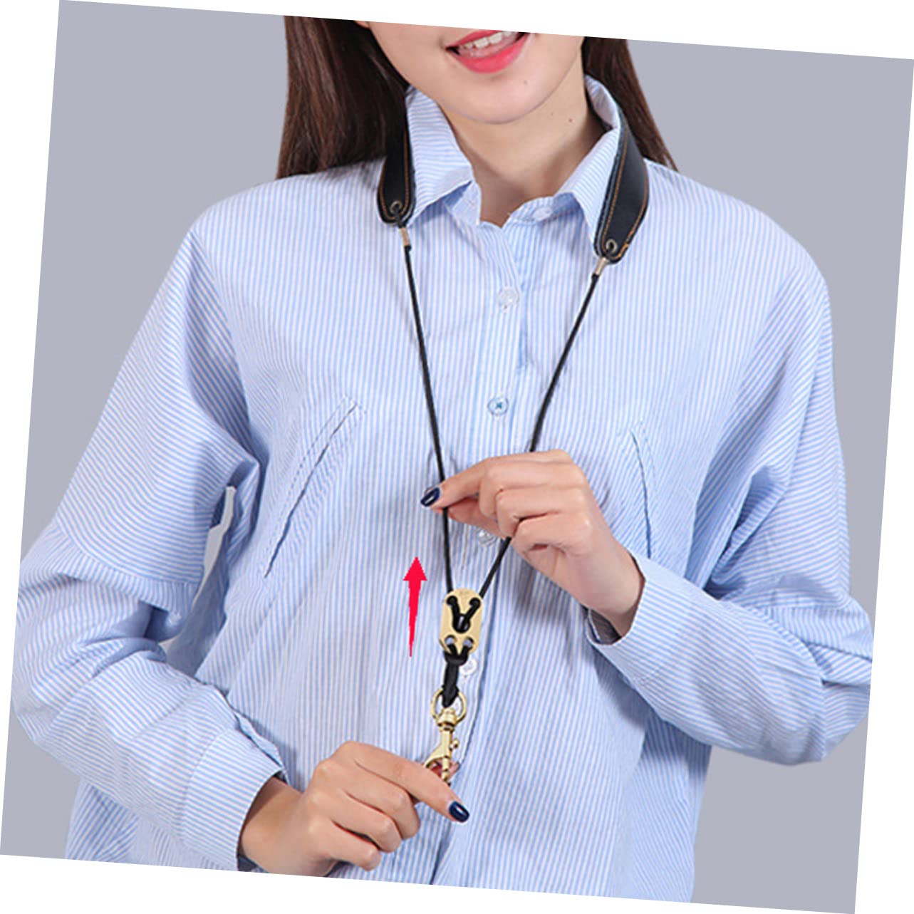 BESPORTBLE Saxophone Neck Strap Practical Leather Belt for Tenor Alto and Soprano Saxophones Durable and Comfortable Design for Musicians of All Ages