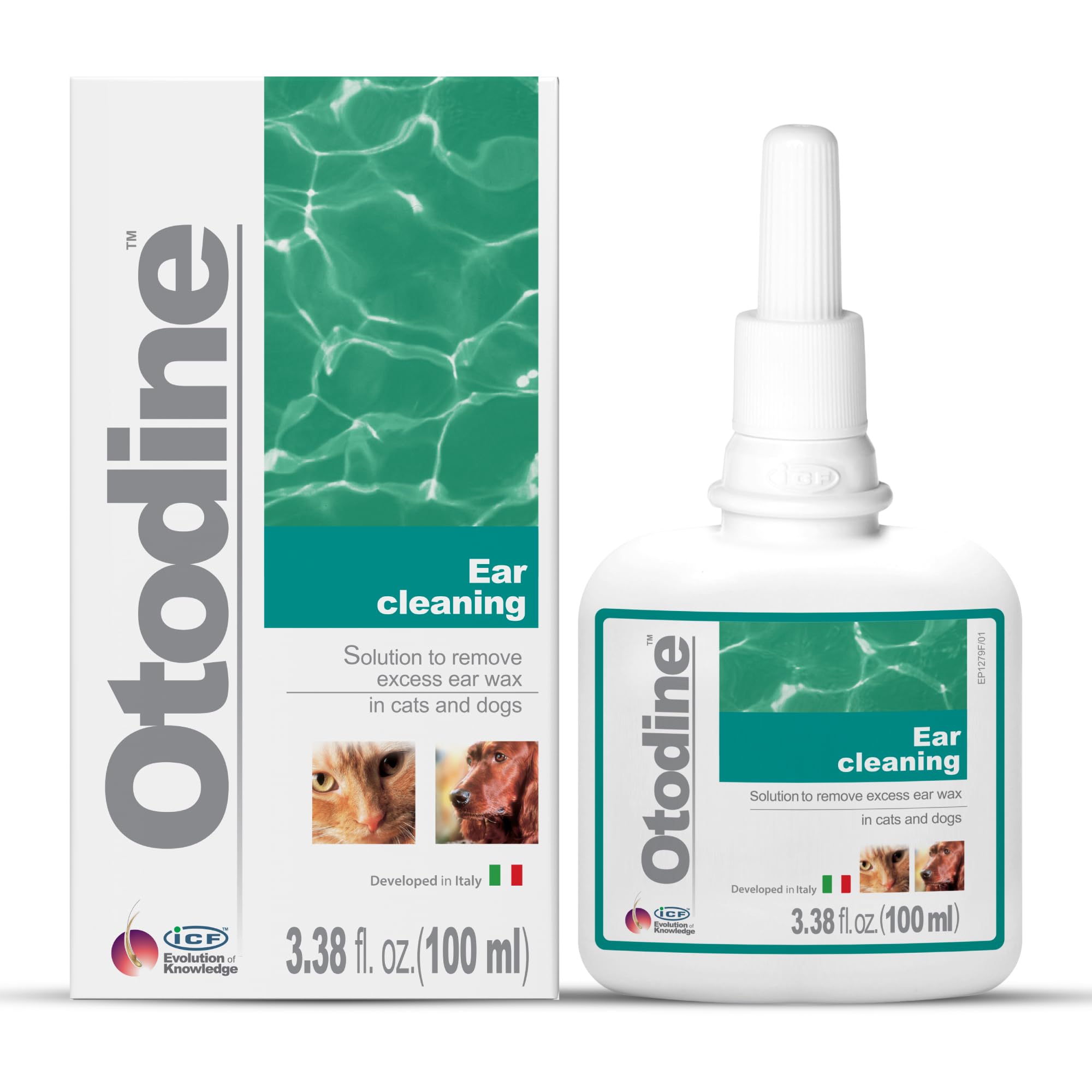 Otodine Dog Ear Cleaner | Helps with Head Shaking, Itchy Ears & Ear Wax Buildup | Ear Cleaning Solution for Dogs & Cats | Supports Ear Hygiene & Freshness | 100ml Cat & Dog Ear Drops