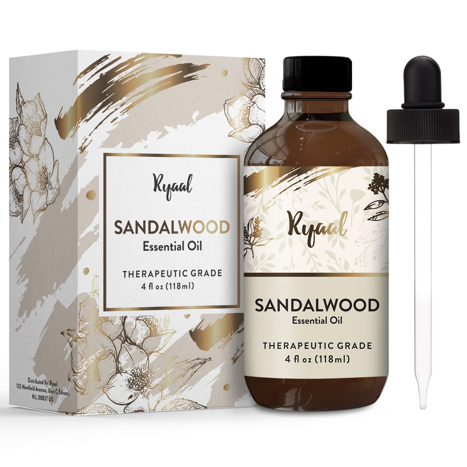 Skin Care Sandalwood Essential Oil for Aromatherapy & Diffuser
| Natural Sandalwood Oil for Humidifier, Soap, & Candle