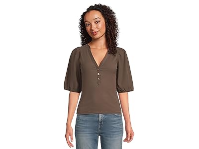 Madewell Mixy V Neck Puff T-Shirts Women