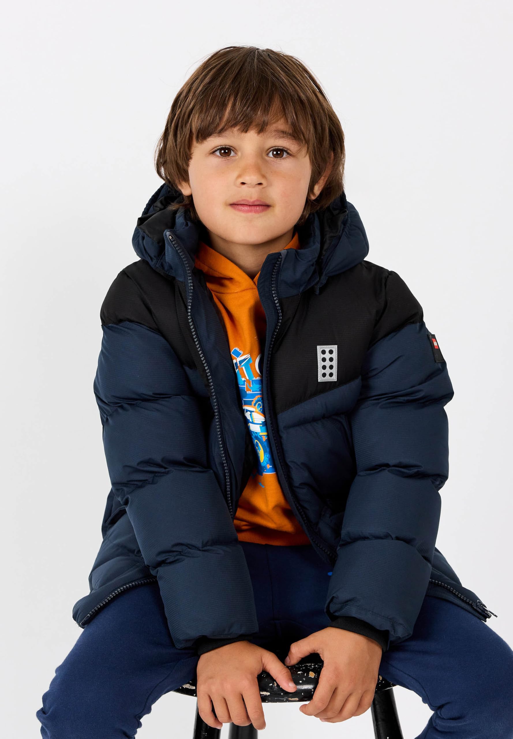 Kabooki LEGO® Kinder Steppjacke wasserabweisend, Hellbraun