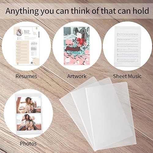 Miniatura 4 de Paquete de 24 carpetas de plástico tipo L de tamaño legal 9 x 145 pulgadas carpeta de bolsillo transparente para proyectos carpeta de documentos de