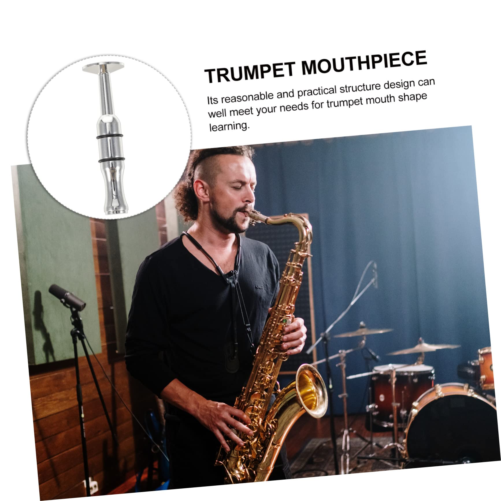 Toddmomy Trumpet Mouth Strengthening Trainer Compact Music Instrument Tool for Beginners Easy to Use Present for Trumpet Students and Teachers Portable Design for Practice Anytime