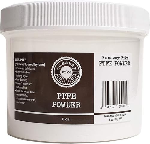 Runaway Bike PTFE Polvo (teflón**)  Cepillo aplicador incluido con botella de 1.5 oz