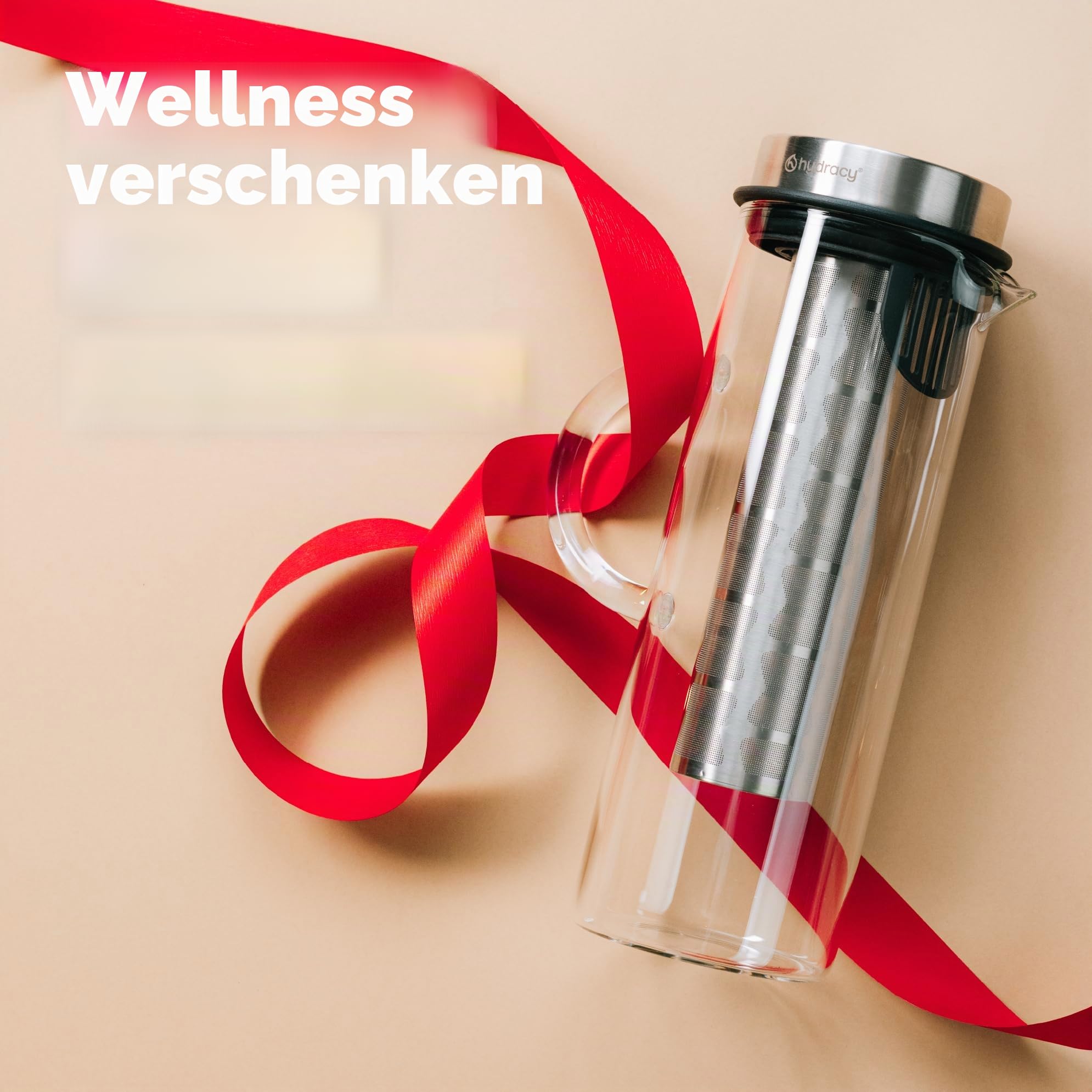 Cold Brew Kaffee Kalt Zubereiter,Glas Karaffe für Eiskaffee & Eistee 1,5L