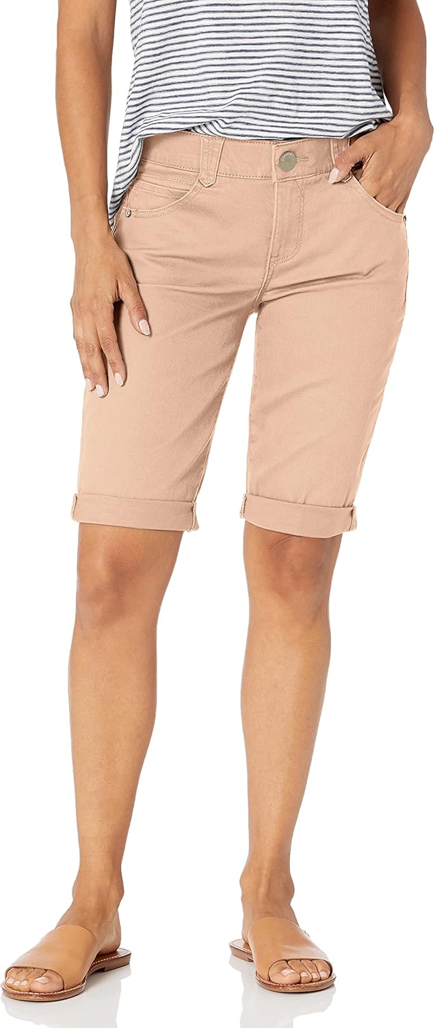 Democracy Women's Petite Ab Solution Bermuda at Amazon Women’s Clothing