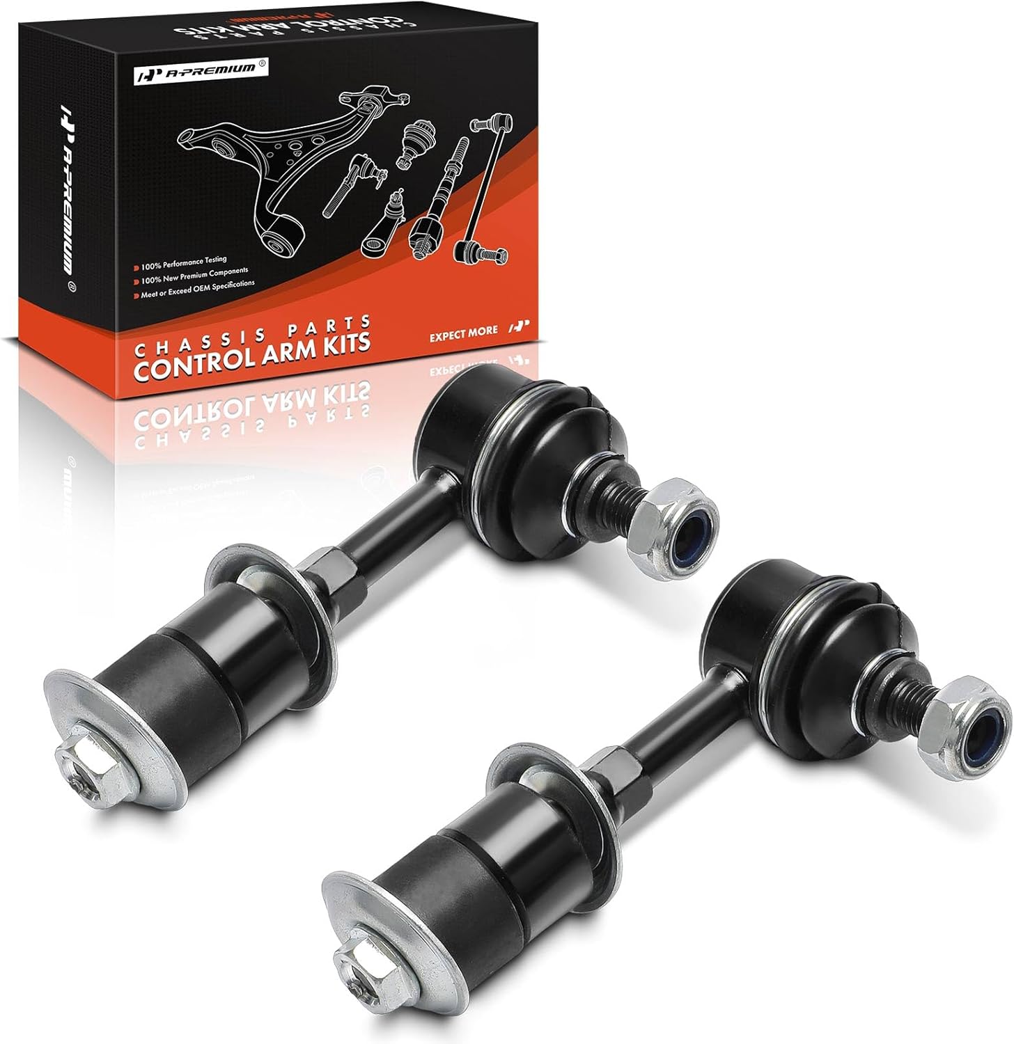 A-Premium 2 x Front Sway Bar Links Stabilizer Bar Links, Compatible with Toyota MR2 Spyder 2000-2005