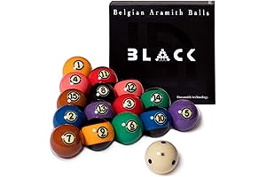Aramith Black Tournament Prize Pool Ball Set