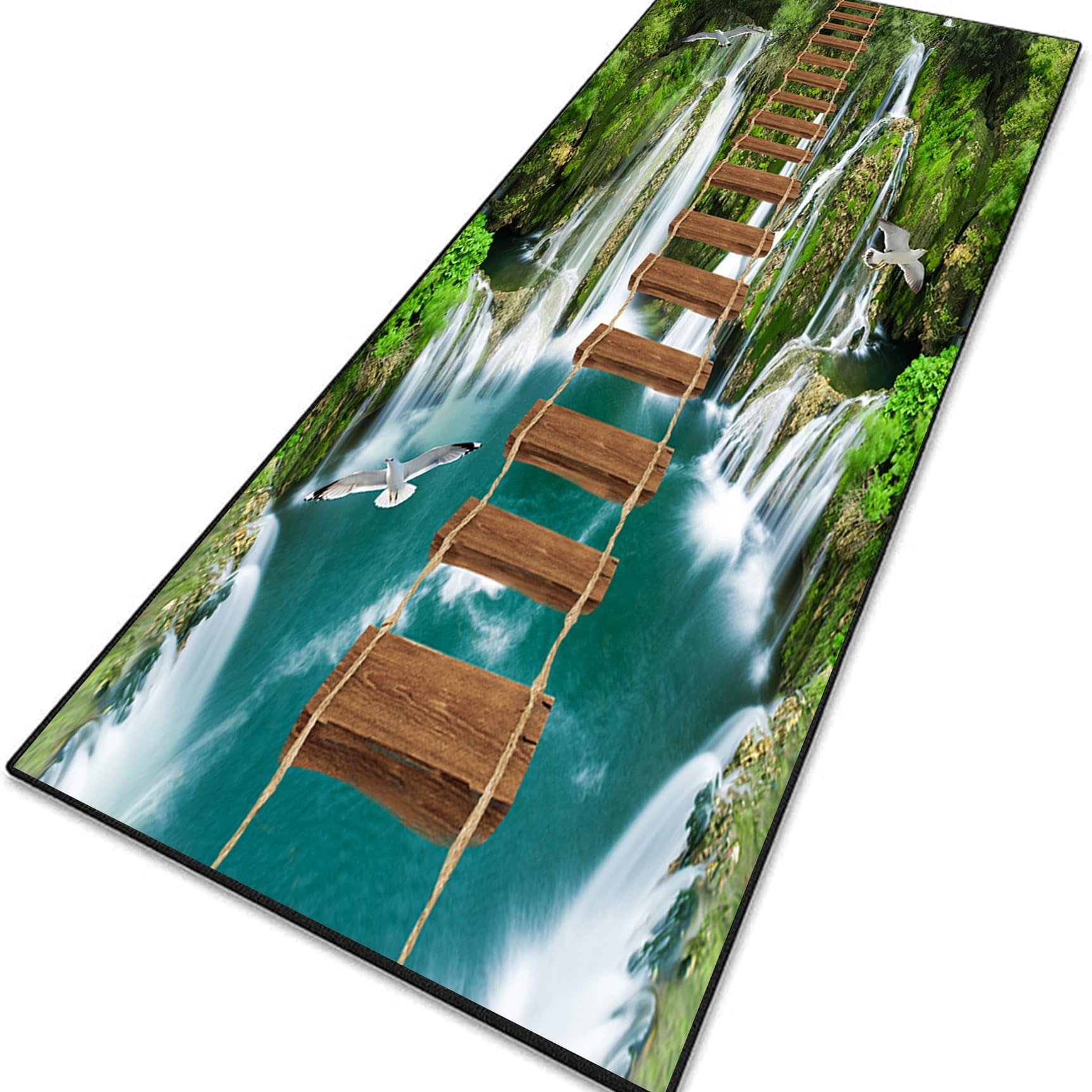 Alfombra de pasillo larga de 84 x 290 cm ideal para salón y habitación infantil