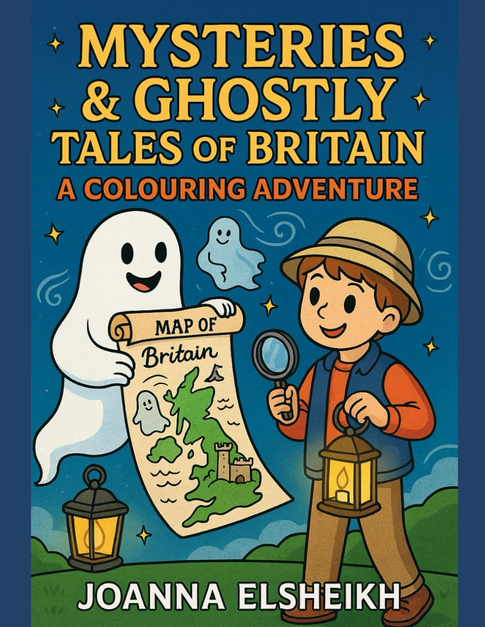 Mysteries & Ghostly Tales of Britain: A Colouring Adventure (Myths, Magic & Legends of Britain Colouring Collection)