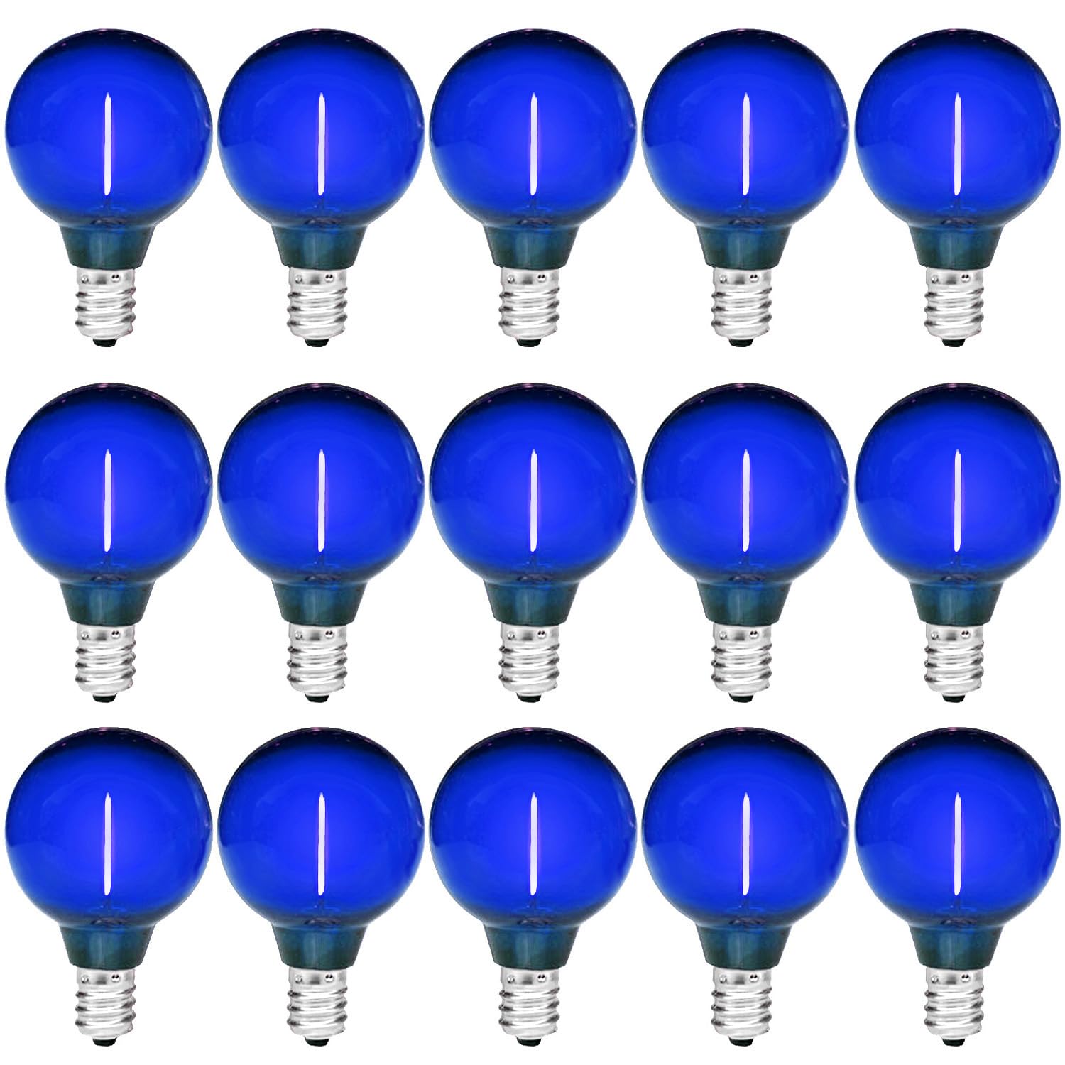 Photo 1 of GUILEDUO G40 Blue LED Replacement Bulbs (15 Pack)