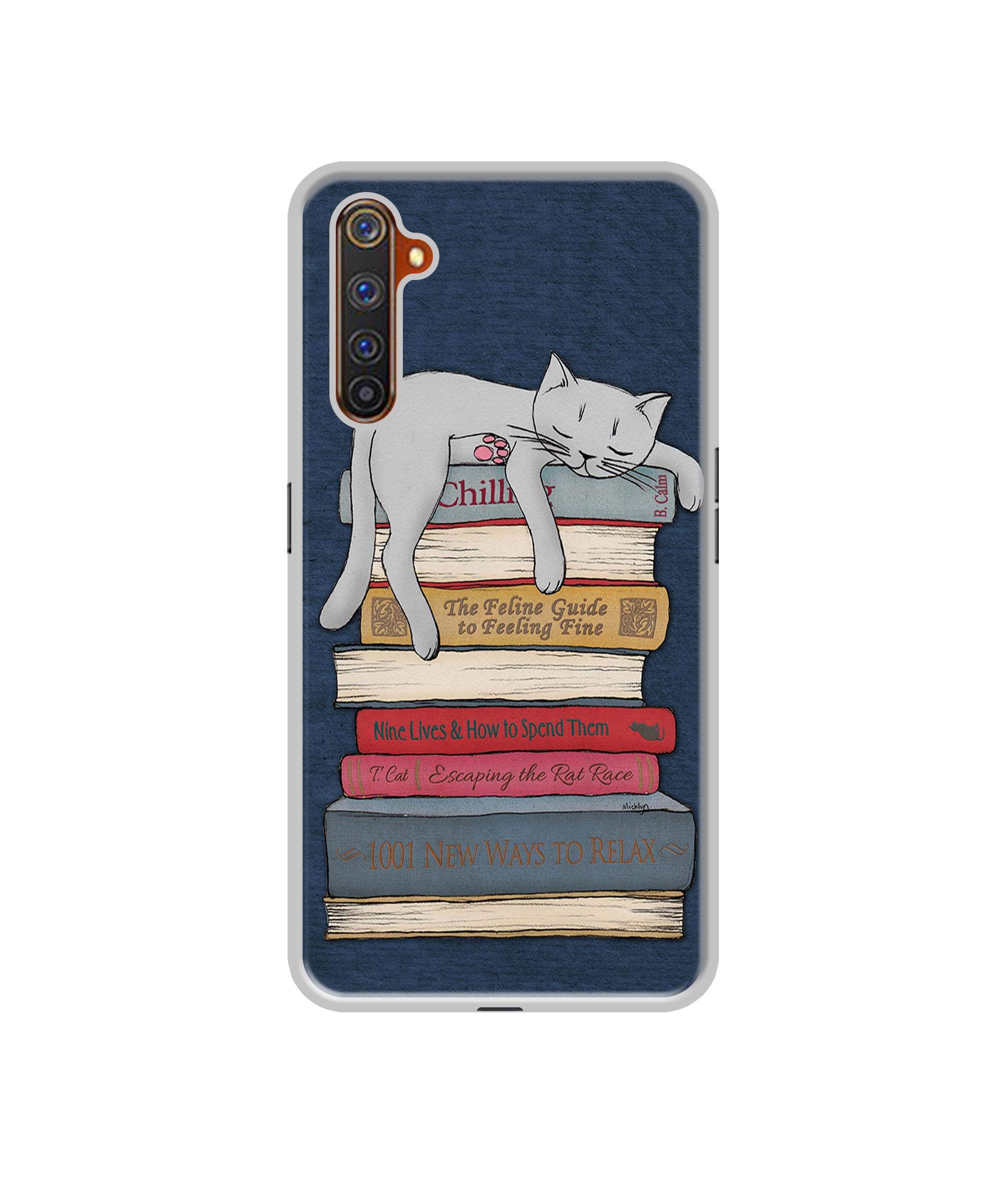 Casotec Cat Sleeping On The Books Design Printed Silicon Soft TPU Back Case Cover for Realme 6 Pro, Multicolor (B0894WJ879) Amazon Price History, Amazon Price Tracker