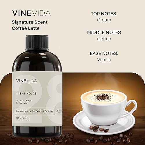 Miniatura 78 de VINEVIDA [4 onzas] Aceite de fragancia de madera de teca de caoba para fabricación de velas y fabricación de jabón, aromas de velas prémium para