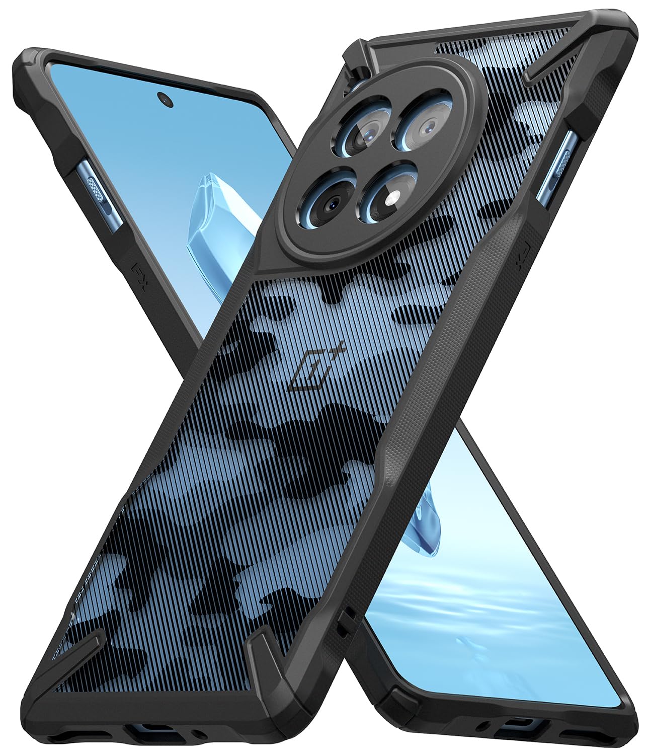 Ringke Fusion-X Compatible with OnePlus 12R 5G Case Cover Military Camo Hard Back Soft TPU Bumper Scratch Resistant Shockproof Protection OnePlus 12R Back Cover - Camo Black (B0CW275DXY) Amazon Price History, Amazon Price Tracker