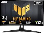 Moniteur ASUS TUF Gaming 27 po 1440P HDR (VG27AQ3A) – QHD (2560 x 1440), 180 Hz, 1 ms, Fast IPS, 130 % sRGB, Extreme Low Motion Blur Sync, haut-parleurs, Freesync Premium, compatible G-SYNC, HDMI, DisplayPort