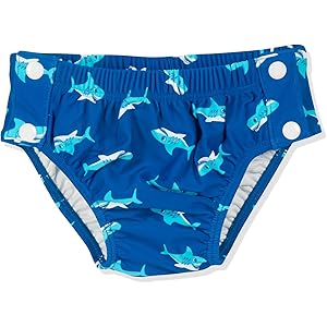 Costume Da Bagno Pannolino Playshoes Con Protezione UV - Unisex, Bambini, Fiori E Bottoni
