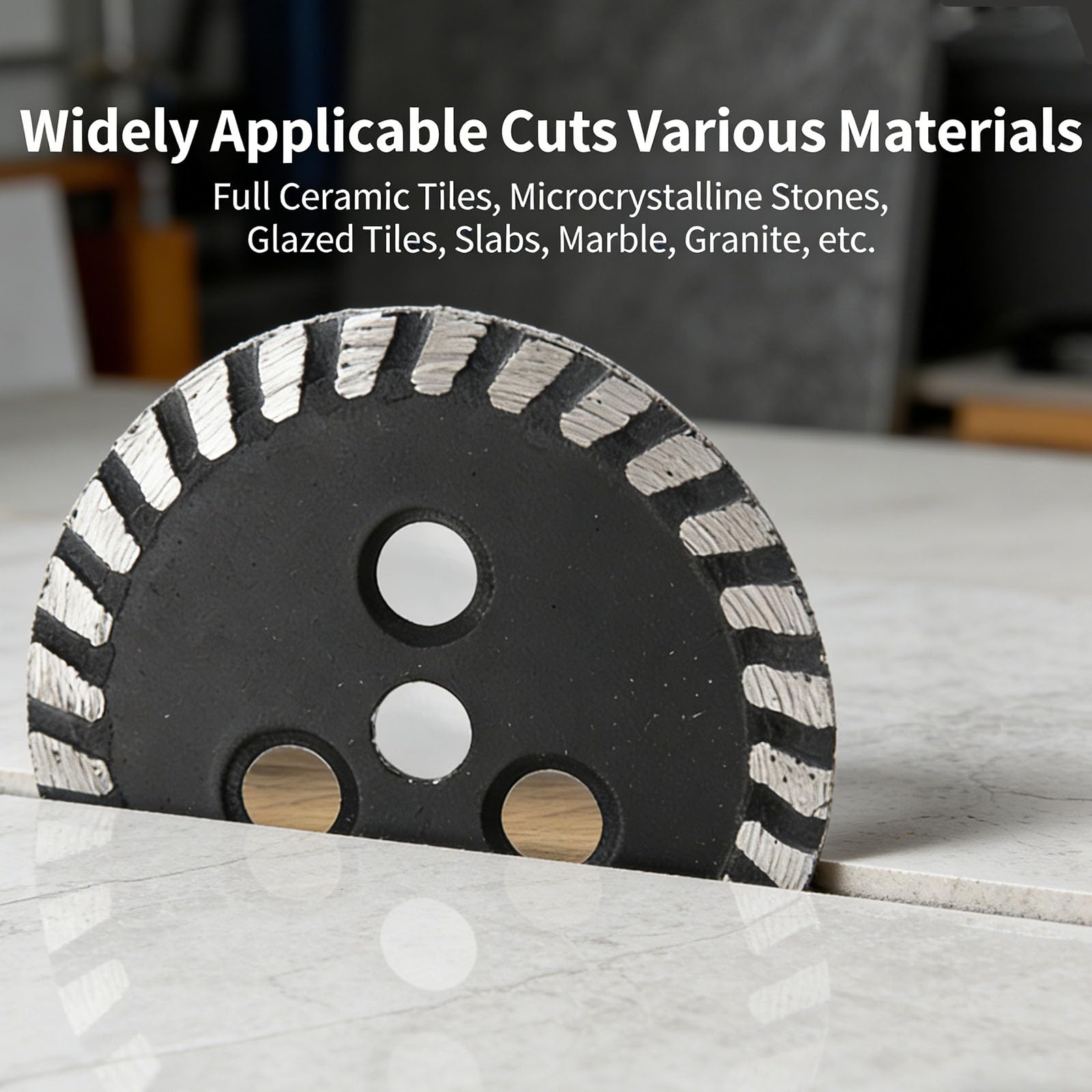 Precision Diamond Carving Wheel 40mm/50mm, High-Density Diamond Blade for Angle Grinder with Removable Flange, Wet/Dry Dual-Use Cutting for Granite, Marble, and Tile Engraving (40mm (1.57"))