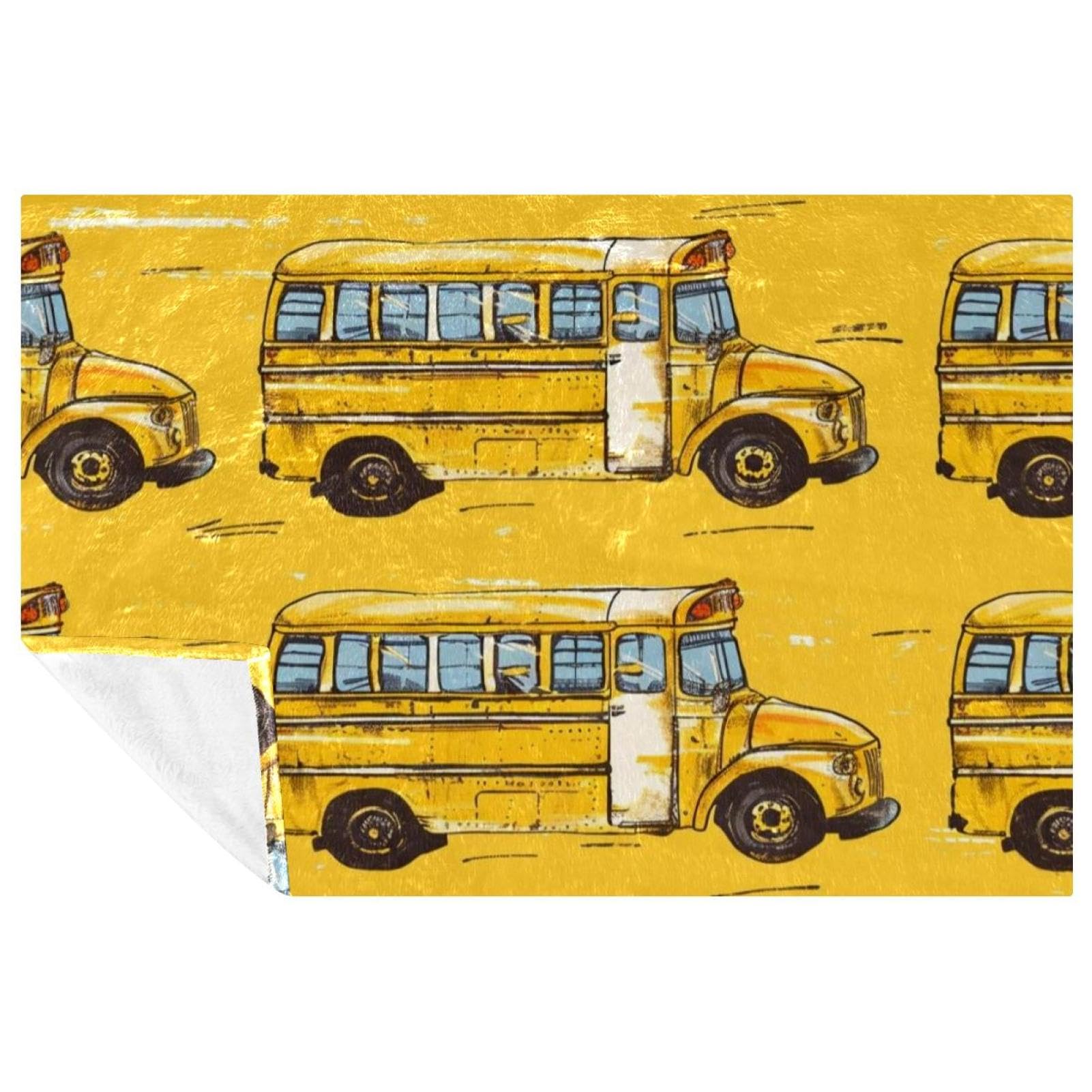 Couverture chaude plaid canapé lit plage jaune ancien 150x100