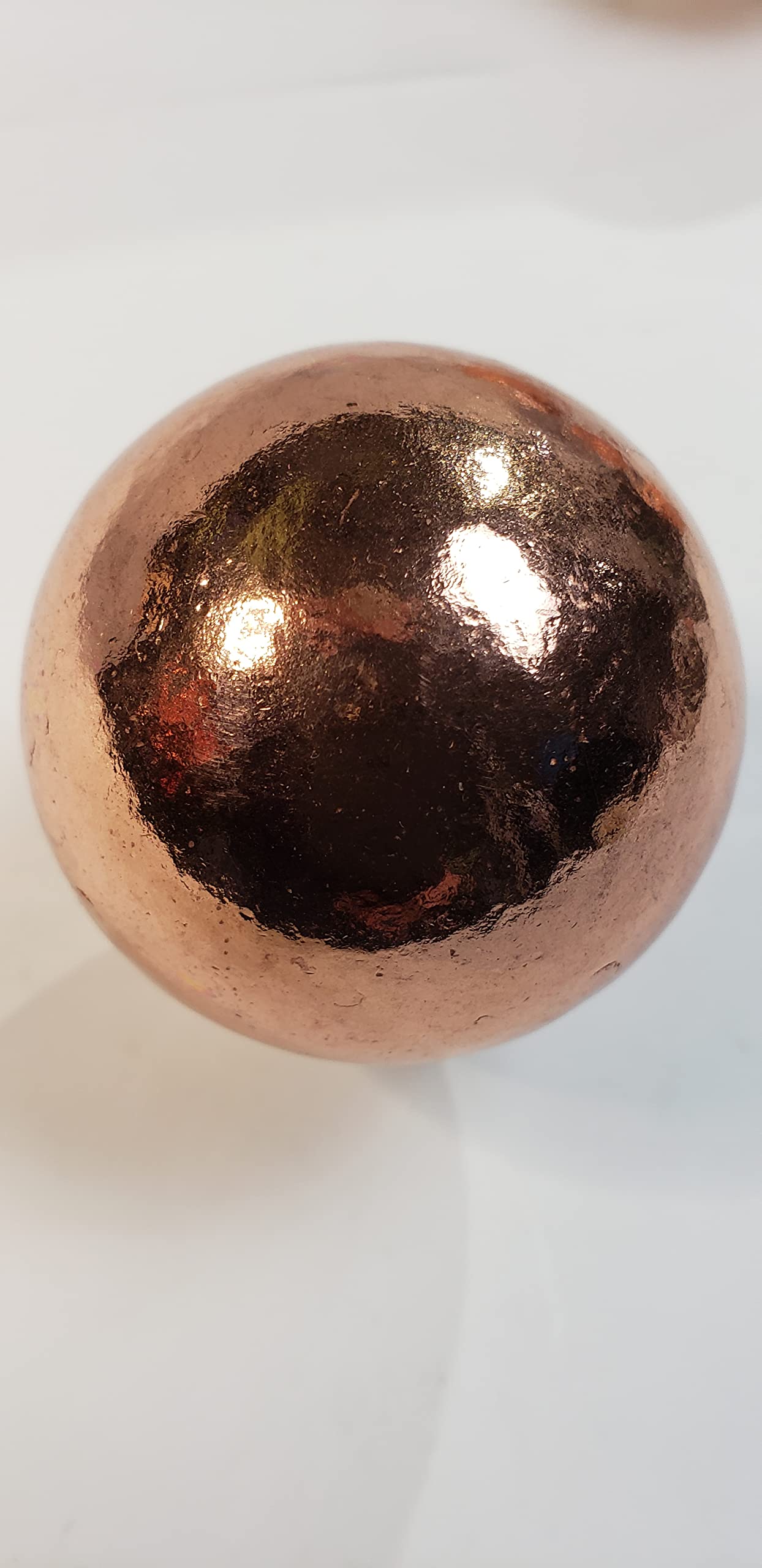 StarStuff.Rocks High Polish Premium Pure Solid Copper Sphere - Ball 1 1/8
