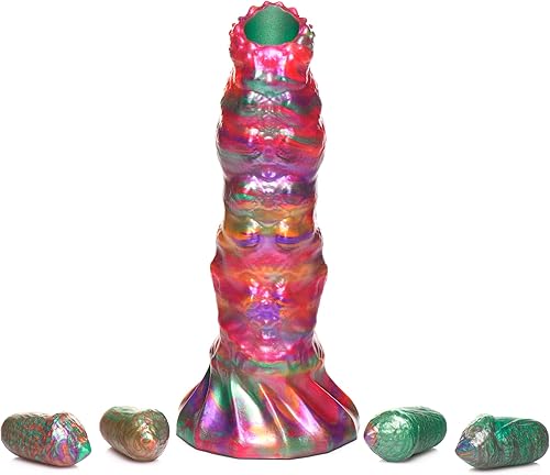 Miniatura 9 de CREATURE COCKS Makara - Consolador de serpiente de silicona que brilla en la oscuridad para hombres, mujeres y parejas. Consolador de silicona