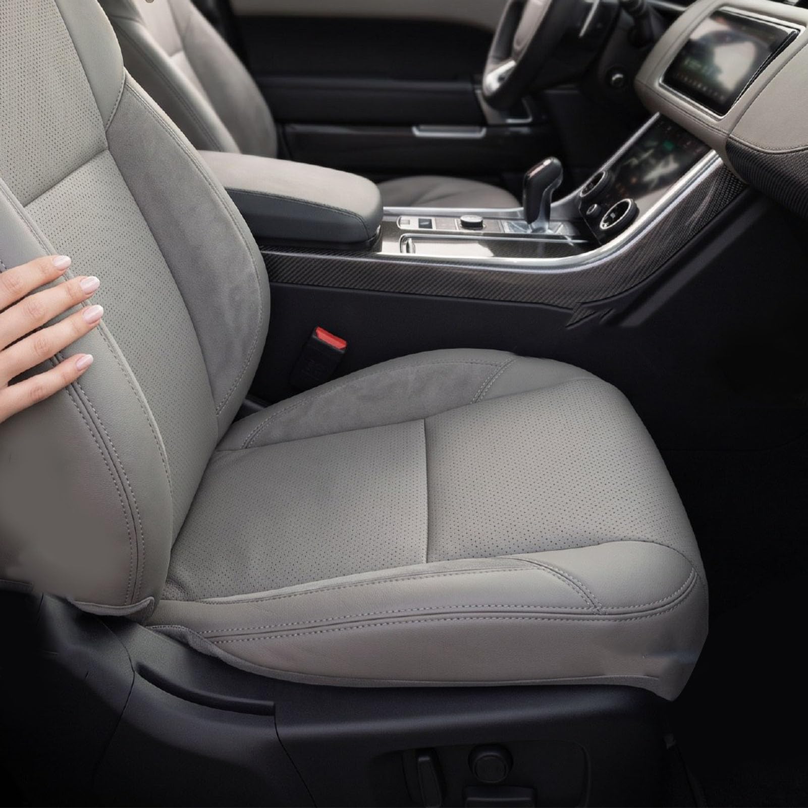 Funda Inferior para Asiento de Coche, Cuero de Microfibra