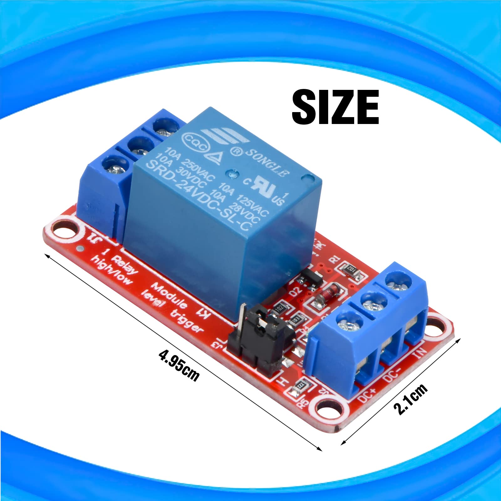 1 Kanal 5V /9V /12V / 24V Röle Modülü Kartı Kalkanı Optocoupler Ile Desteği Yüks