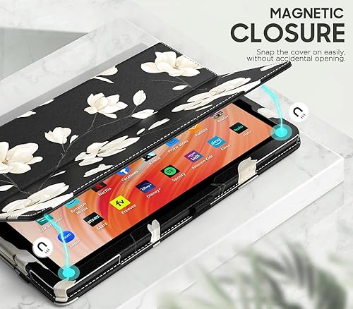 Miniatura 9 de MoKo - Funda para tablet Kindle Fire HD 10 y 10 Plus (11. generación, versión 2021), diseño delgado y plegable con función de encendido y apagado