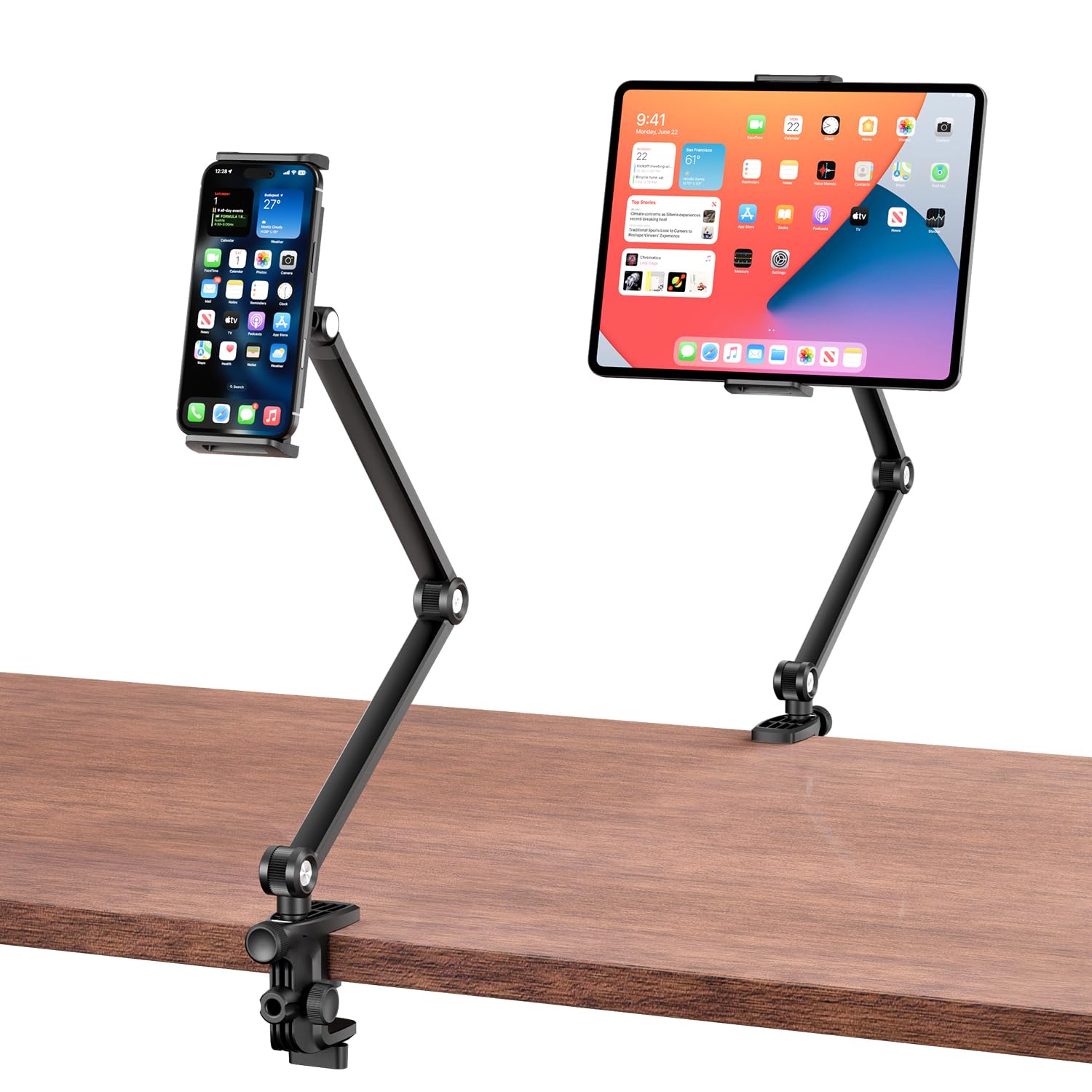 Support Tablette et Kindle en Aluminium, Base Rotation 360°