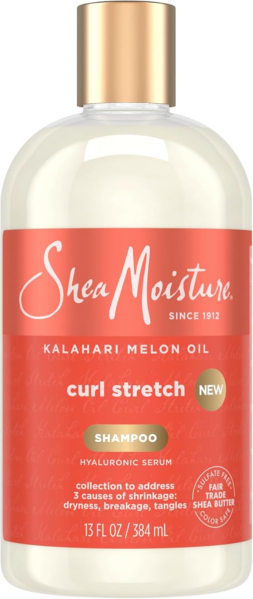 Curl Stretch Shampoo Kalahari Melon Oil 13oz | For Type 4 Hair - cleanse, moisturize, and reset your curls with Kalahari Melon Oil, Hyaluronic Serum, and Coconut Oil.