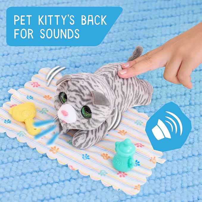 Peluche Interactivo FurReal Newborns Gatito miniatura 4