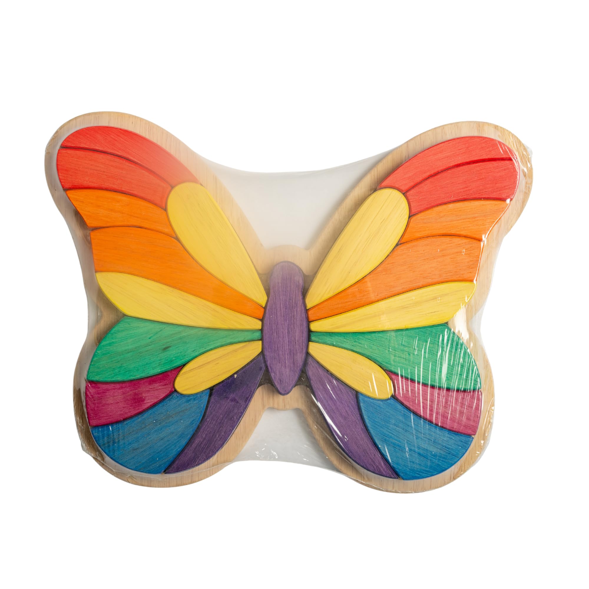 Holzpuzzle Schmetterling 3+ Jahre - pädagogisches Spielzeug für Kinder, Entwicklung der Feinmotorik
