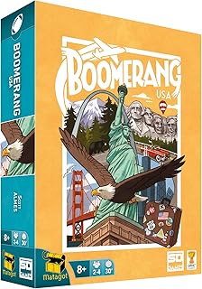 Comprar SD GAMES - Boomerang USA - Juego de Cartas - Draft, Viajes y Países - Tamaño 13X18X4cm - 328 Cartas