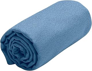 Sea to Summit - Airlite Towel Reisehandtuch M - Hand -/ Badetuch - Mikrofaser - Saugfähig & Schnelltrocknend - Ultraleicht - Kompakt - Wandern - 100 x 50 cm - Moonlight Blue - 47 g