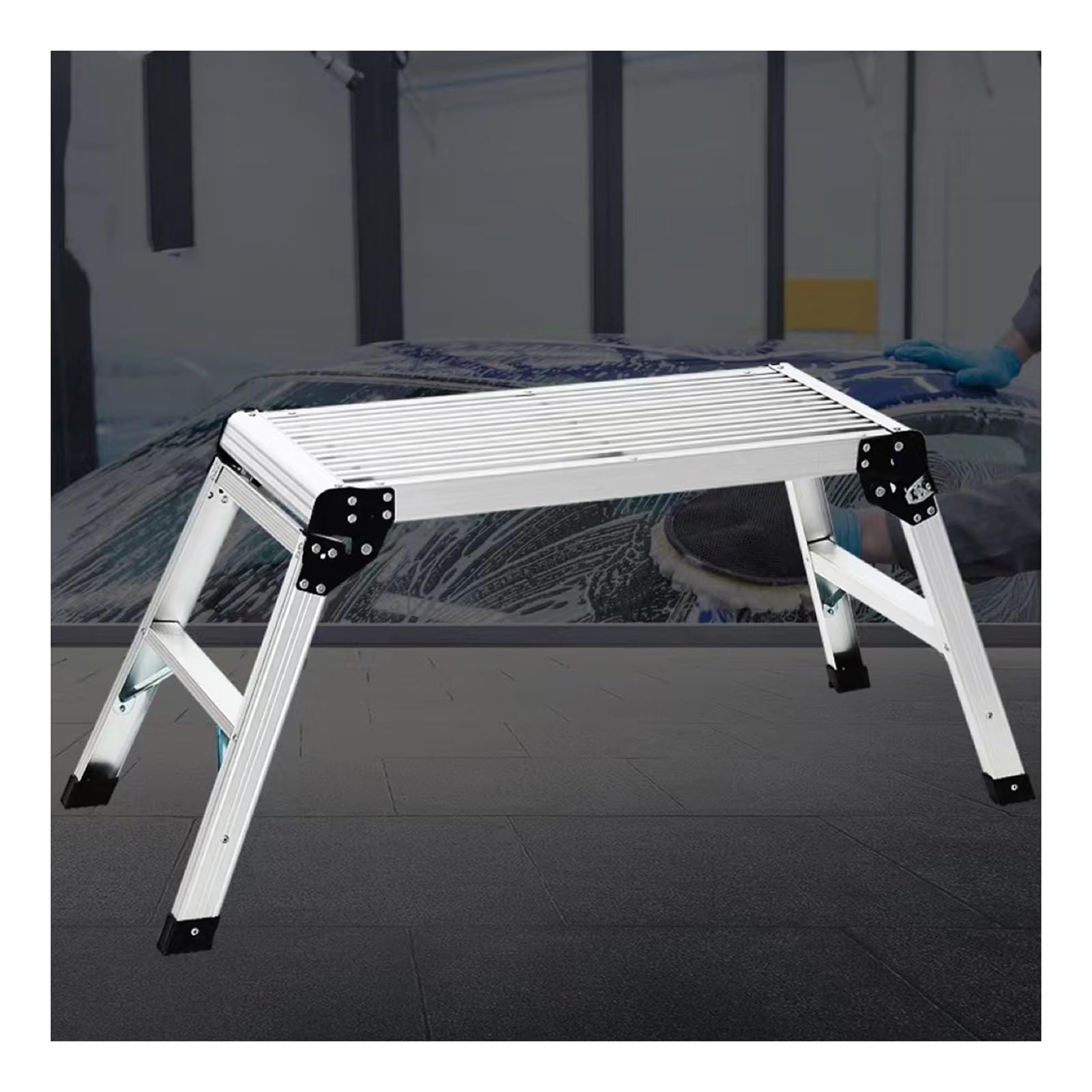Piattaforma Di Lavoro, Sgabello Portatile In Lega Di Alluminio, Sgabello Pieghevole For, For La Decorazione Della Casa, Sollevamento Di Oggetti, Pittura Murale