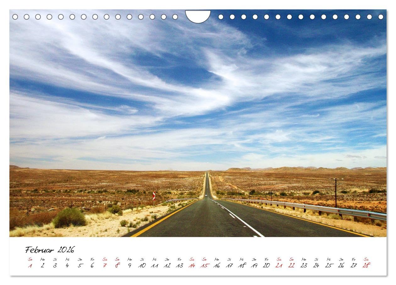 Namibia - Magie der Weite (Wandkalender 2026 DIN A4 quer), CALVENDO Monatskalender: Hochwertiger Fotokalender mit Motiven aus Namibia.