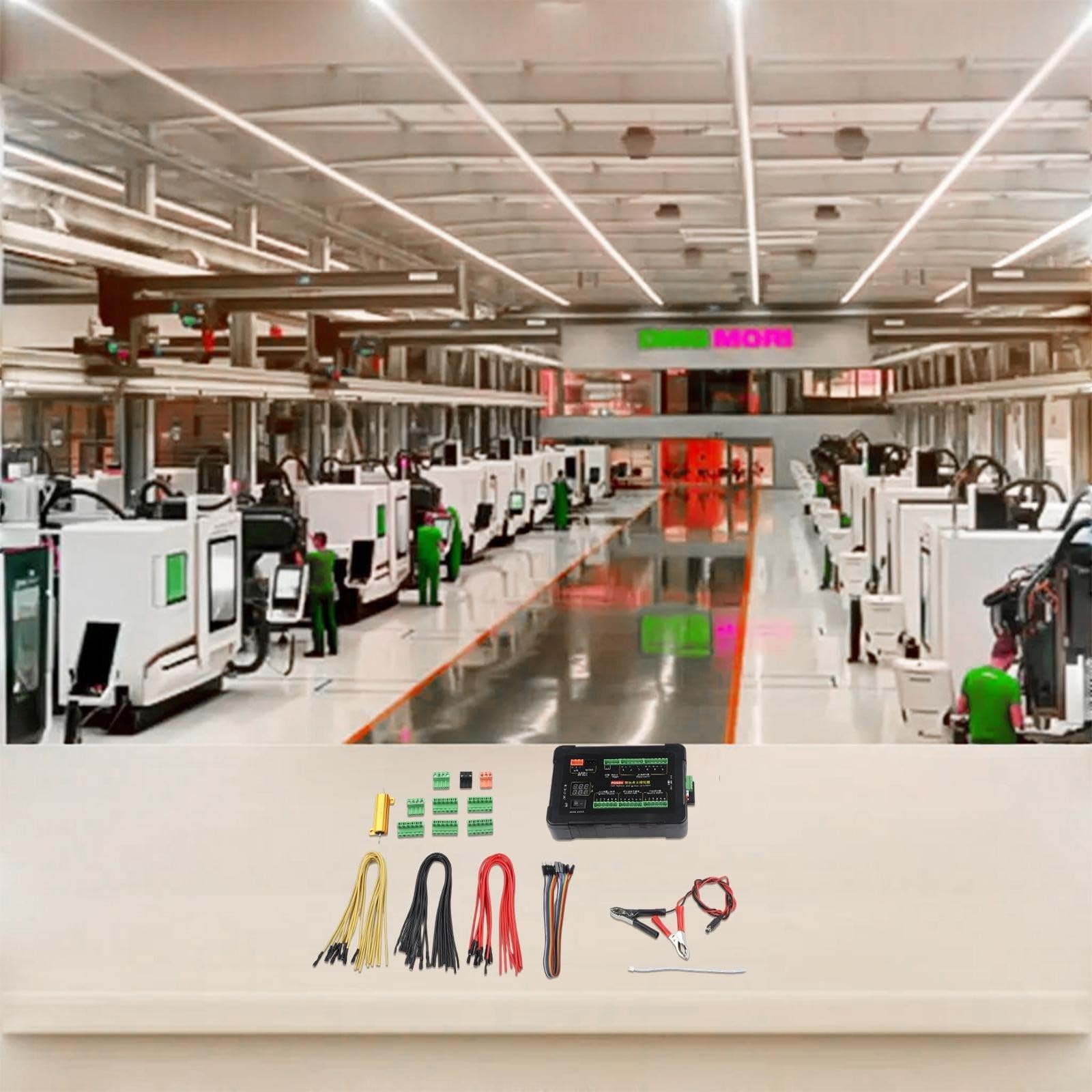 Simulatore di accensione a iniezione di carburante PD60 per diagnostica di riparazione automobilistica - Strumento di sistema ad alta tensione con voltmetro amperometro 180x130mm