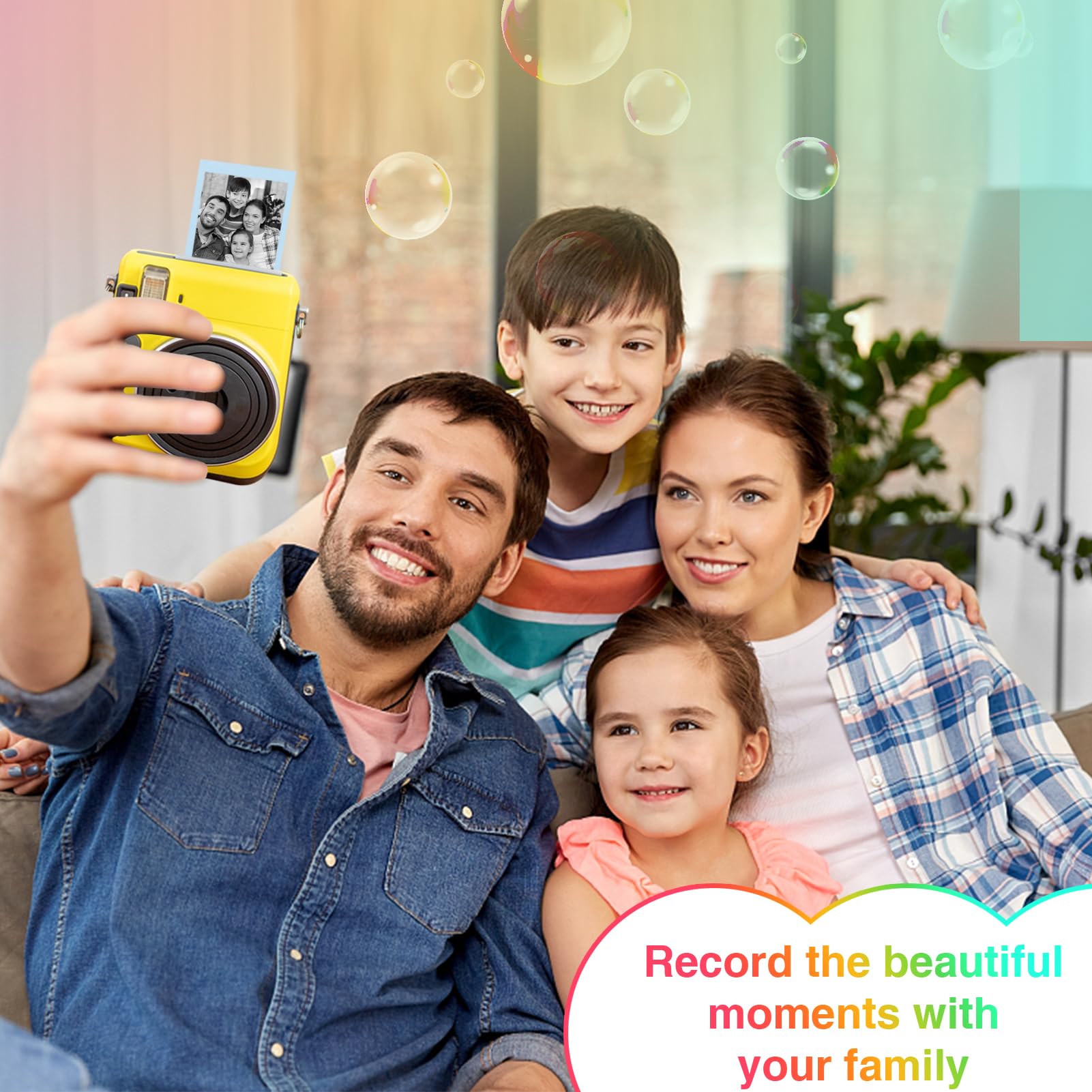 Achetez 57 x 25 mm 4 Rouleaux de Caméra Instantanée Recharge Papier