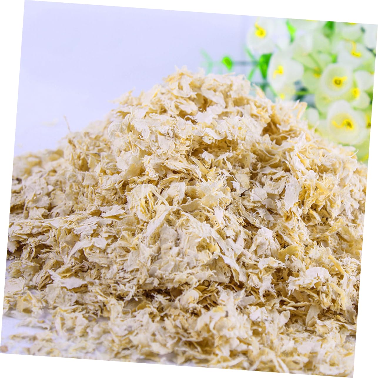 GALPADA 500g Hamsterholzspäne als Einstreu Natürliches Haustierstreu für Kleintiere Hobelspäne für Hamsterstreu Polstermaterial für Käfige und Gehege