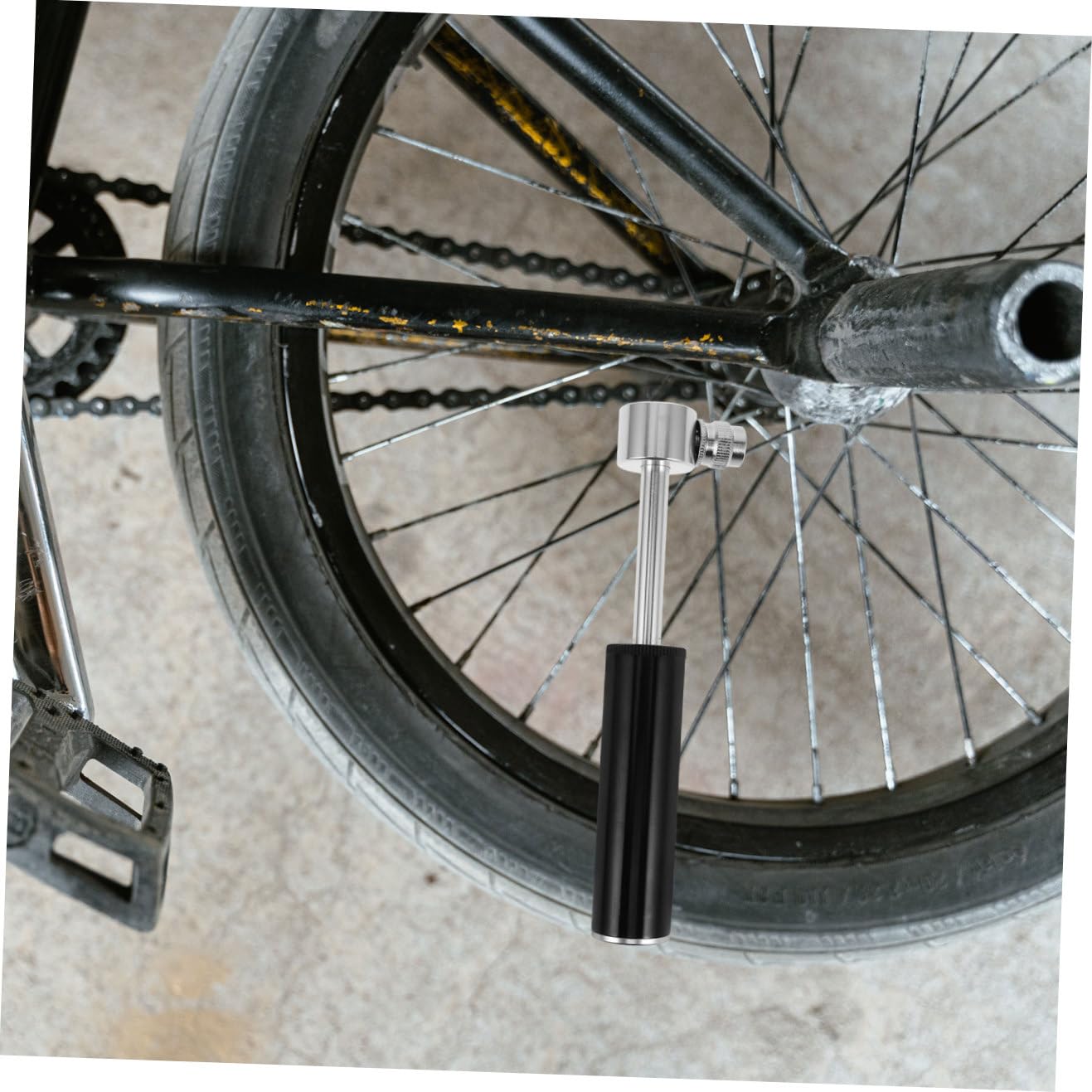 Hemobllo Kit di Riparazione Bicicletta Portatile con Mini Pompa Leggera, Leve per Pneumatici Resistenti e Toppe per Foratura, per Uso Domestico e Gite All'aperto