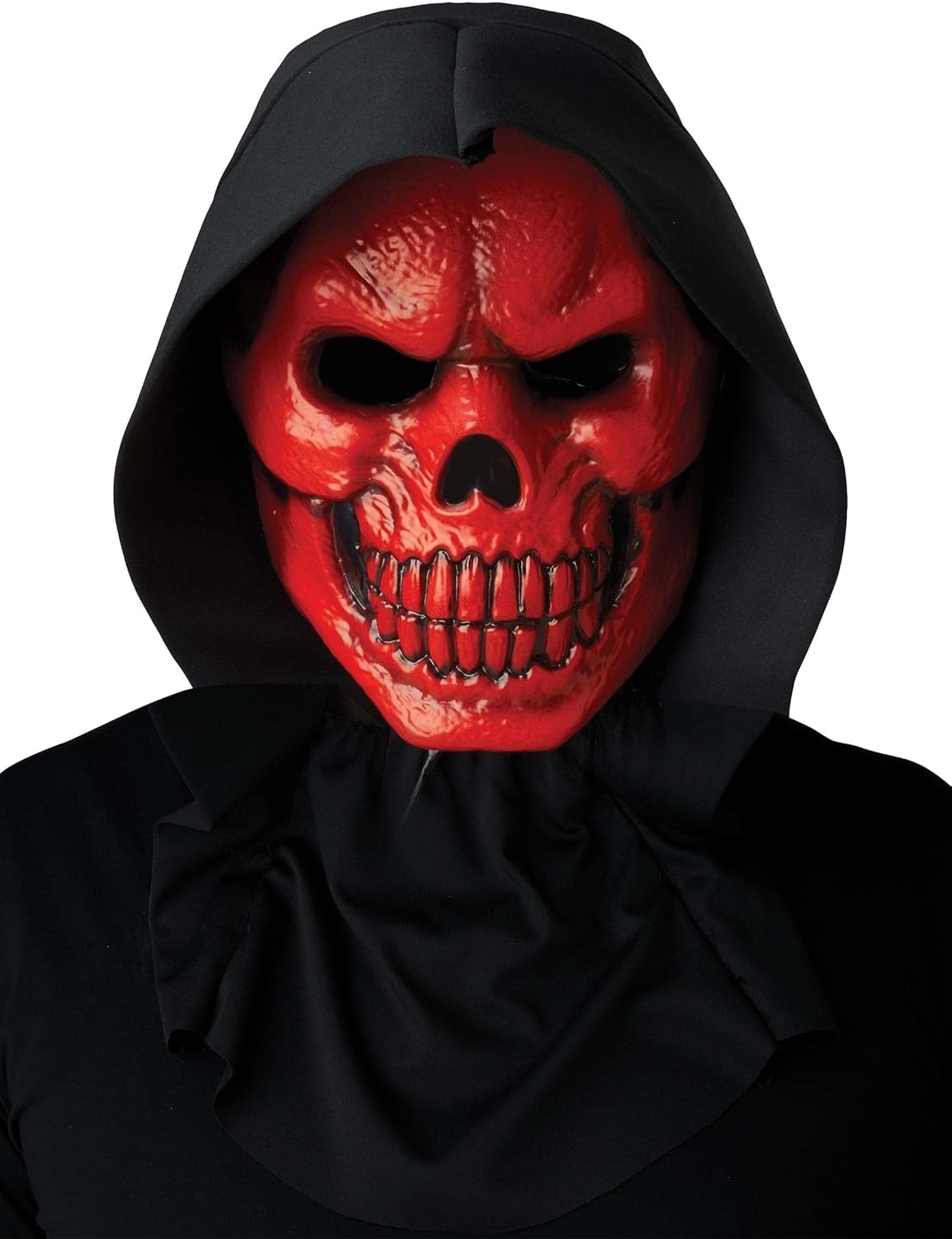 California Costumes, Red Skull Light Up Mask
