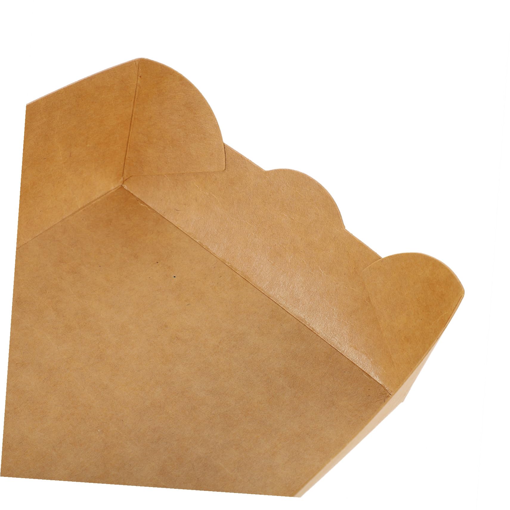 Mikinona 100pezzi Scatola di Carta per Alimenti da Asporto Barchetta di Carta per Cibo per Pollo Fritto Scatola di Olio per Cibo da Asporto per Conservare Snack