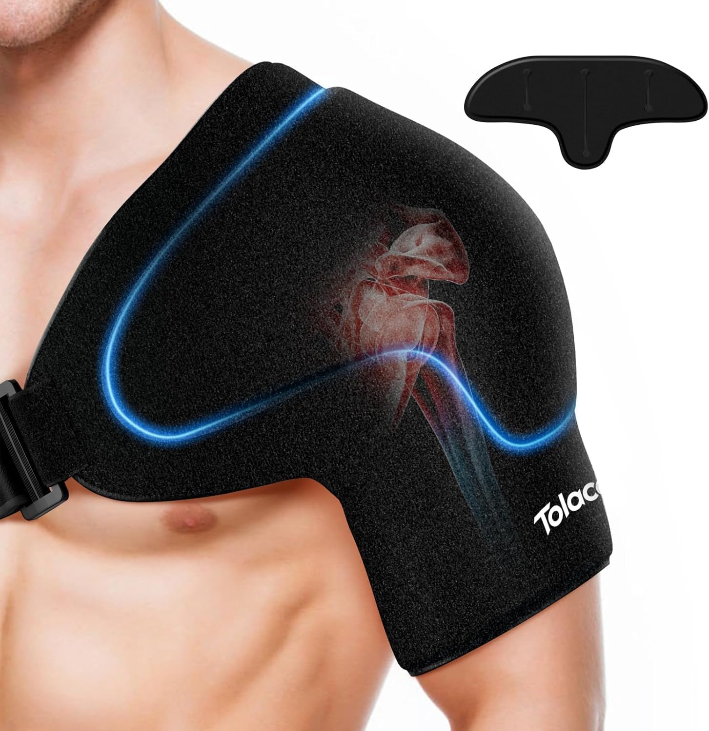 Tolaccea Shoulder Ice Pack Wrap