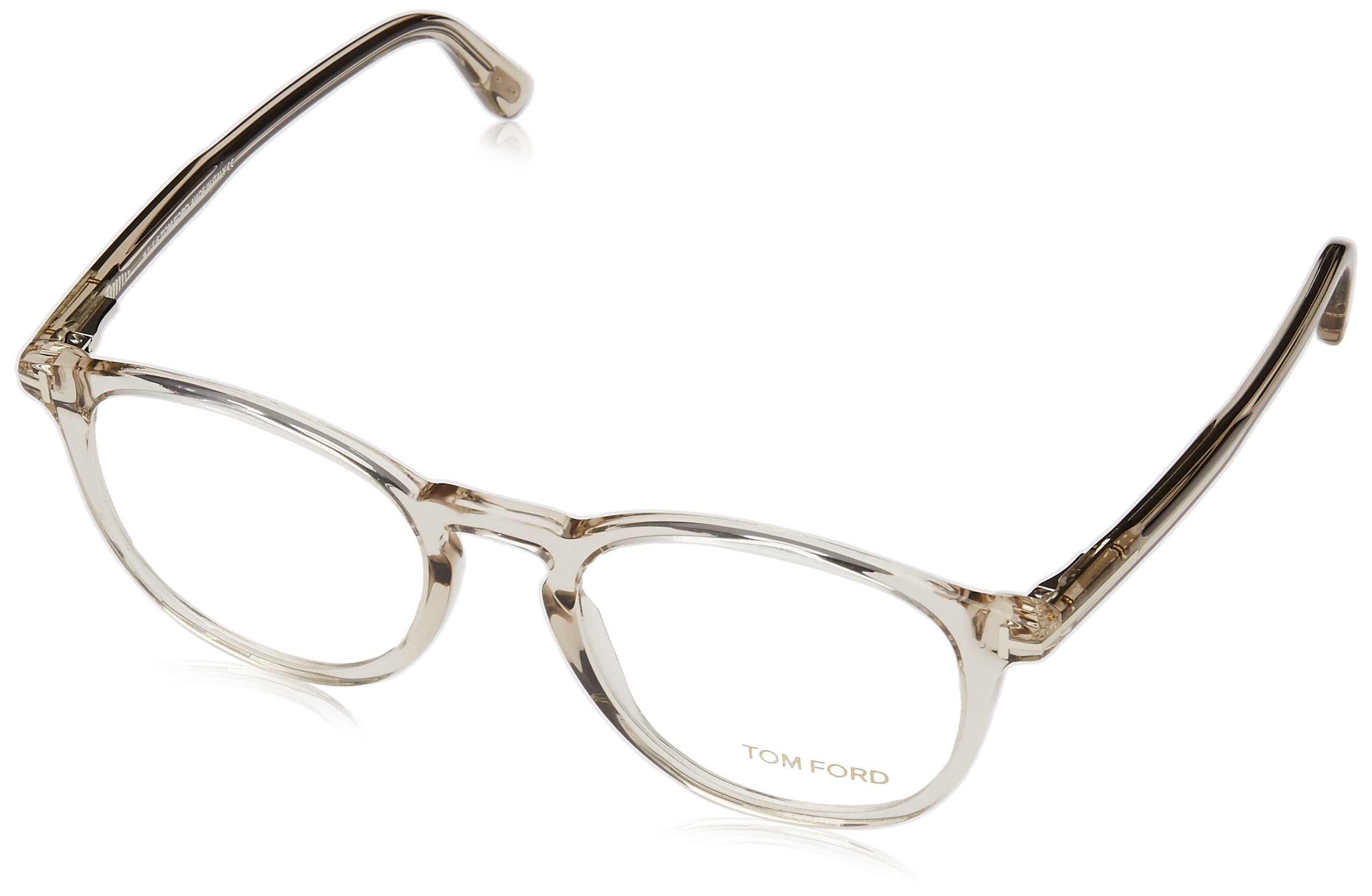 Tom Ford Oval Eyeglasses TF5401 020 Transparent Gray 51mm FT5401