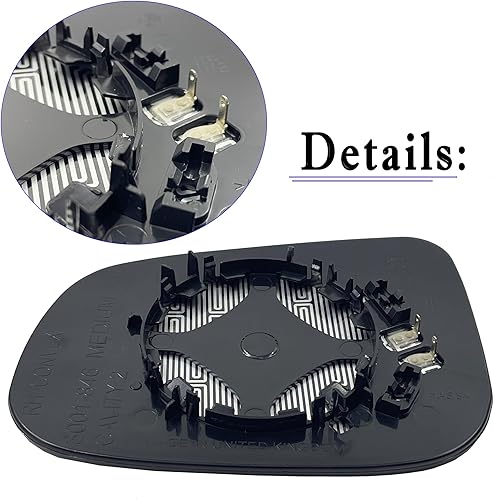 Miniatura 3 de Espejo calefactable para el lado del pasajero S60 compatible con Volvo S60 2012-2017 2012-2016 Volvo S80 2015-2018 Volvo V60 con soporte trasero