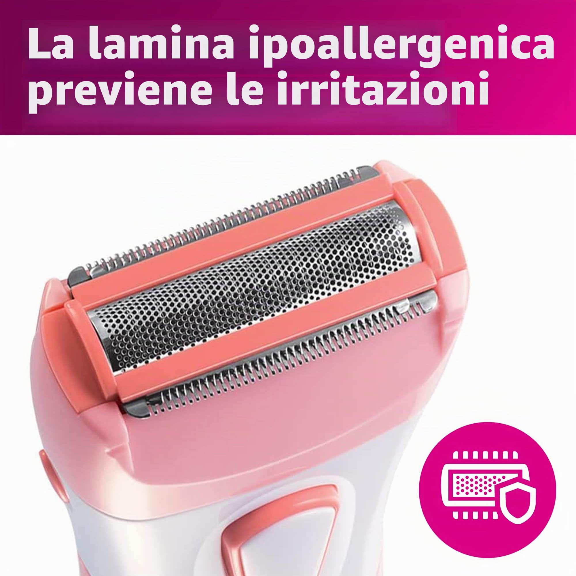 Philips SatinShave Essential Women s Electric Shaver for Legs, Cordless (HP6306)