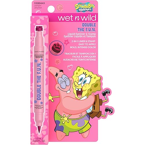 wet n wild Spongebob Double The F.U.N. Liquid Eyeliner & Stamp - Jumpin' Jellyfish